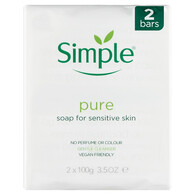 Simple Pure Bar Soap 100g 2pk